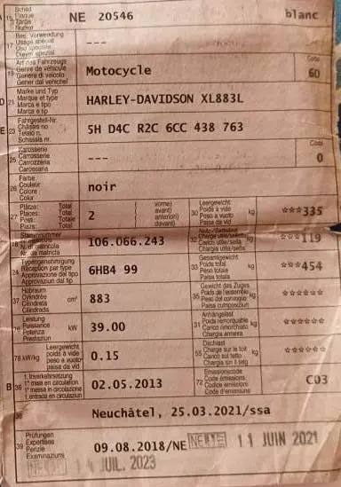 Harley-davidson XL883L