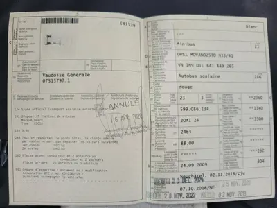 Tout bon Bus Opel Movano 2.5 CDTi EXPERTISÉE. 23 places Long Châssis