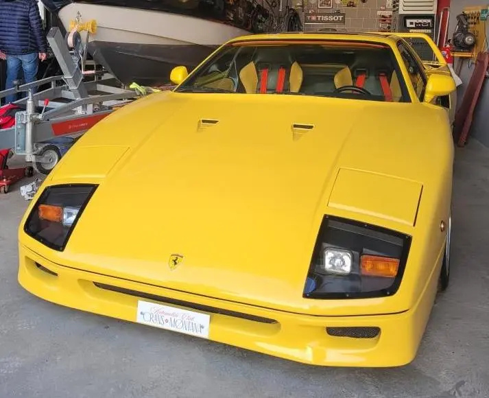 Superbe Replica Ferrari F40 - sur base Pontiac Fiero 2.8 V6 de 1988