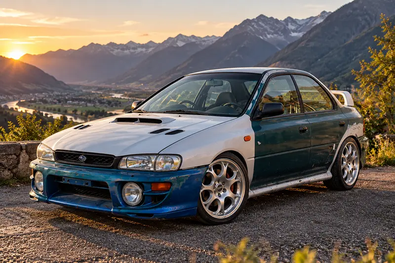 Subaru gt turbo à restaurer