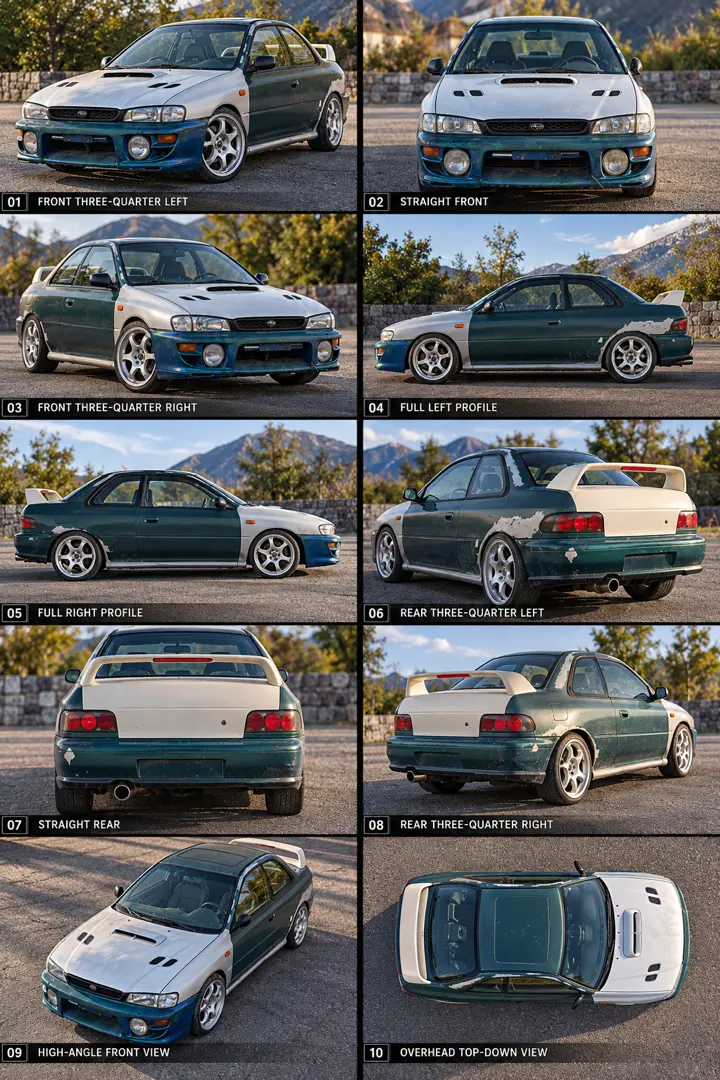 Subaru gt turbo à restaurer
